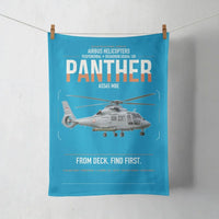 Thumbnail for Airbus Helicopters AS565 MBe Panther design on turquoise towel