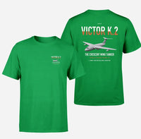 Thumbnail for Handley Page Victor K.2 design on green double-side t-shirt, double-side print