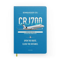Thumbnail for Bombardier CRJ700 design on turquoise notebook