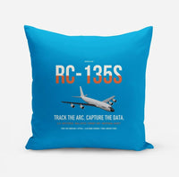 Thumbnail for RC-135S Cobra Ball design on turquoise pillow