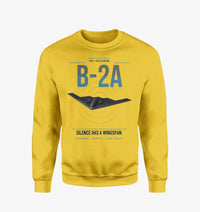 Thumbnail for B-2A Spirit design on yellow sweatshirt