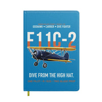Thumbnail for F11C-2 Goshawk Dive from the High Hat design on turquoise notebook