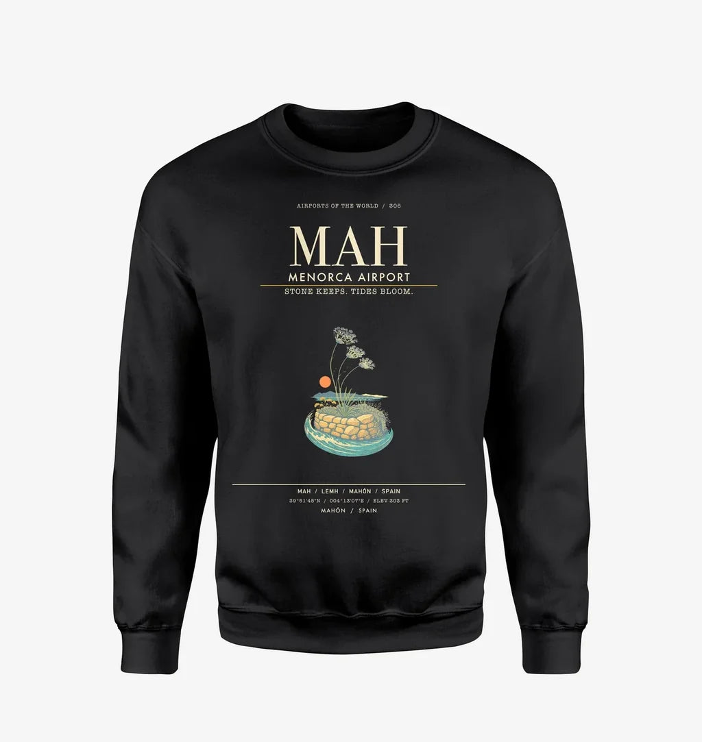 Menorca Airport MAH Sweatshirt - Black