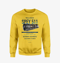 Thumbnail for SPEY 511 design on yellow sweatshirt