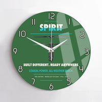Thumbnail for Ascent AeroSystems Spirit design on green no frame wall clock