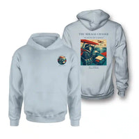 Thumbnail for VINTAGE G4337 - The Mirage Chaser - Double-Side Hoodie design on lightblue double side