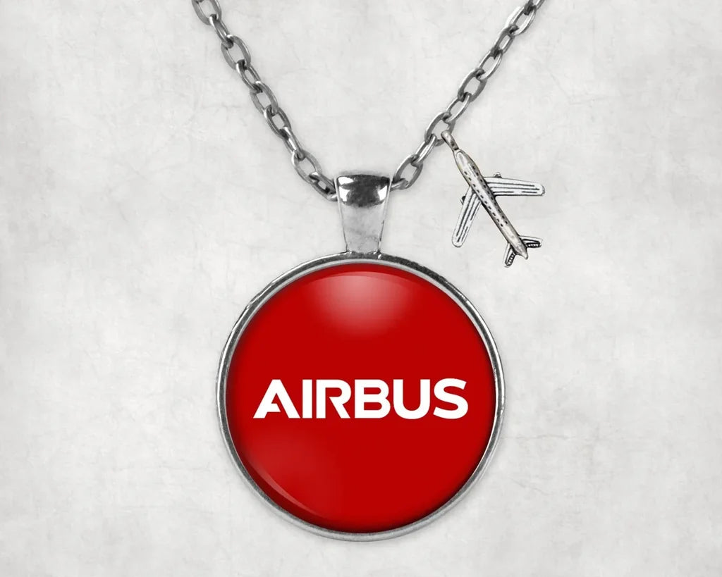 Airbus & Text Necklace - view 9