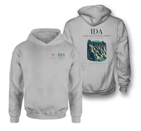 Thumbnail for Idaho Falls Regional Airport (IDA) design on light gray double-side hoodie