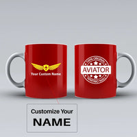Thumbnail for Customisable Aviator Mug - view 9