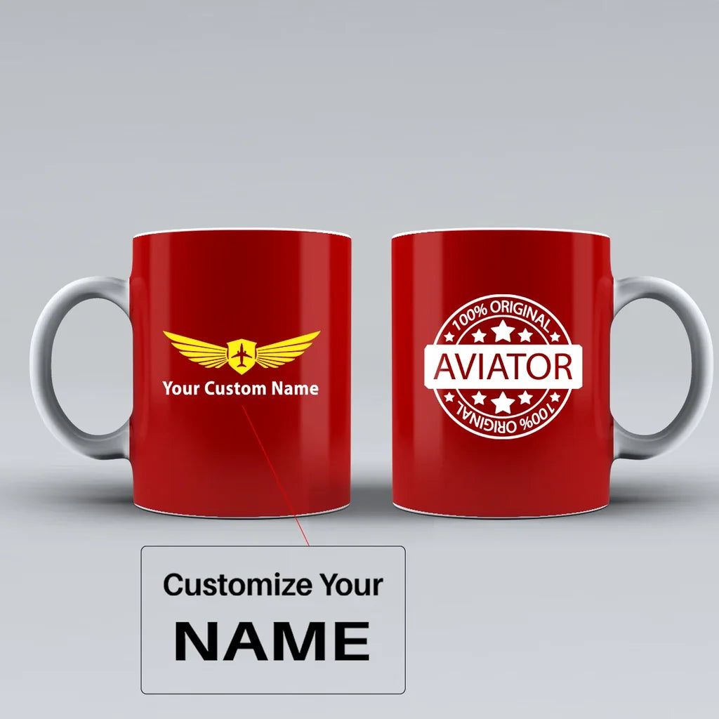 Customisable Aviator Mug - view 9