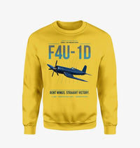 Thumbnail for F4U-1D Corsair design on yellow sweatshirt