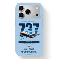 Thumbnail for Boeing 737-500 Classic design on light blue magsafe iphone case
