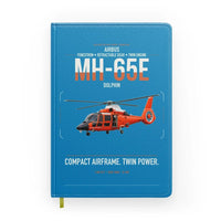Thumbnail for Airbus MH-65E Dolphin design on turquoise notebook