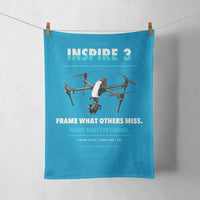 Thumbnail for DJI Inspire 3 design on turquoise towel