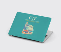 Thumbnail for Great Falls International Airport (GTF) design on turquoise MacBook case