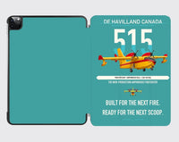 Thumbnail for De Havilland Canadair 515 design on turquoise ipad tablet case