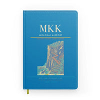 Thumbnail for Molokai Airport (MKK) design on turquoise notebook