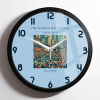Thumbnail for VINTAGE G4053 - The Homecoming Parade - Designed Wall Clocks design on lightblue framed