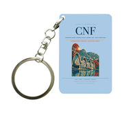 Thumbnail for Tancredo Neves International Airport CNF — Belo Horizonte Key Chain design on light blue key chain