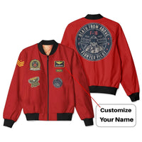 Thumbnail for Customisable Mixed Patches Project 3D Bomber Jacket - view 9