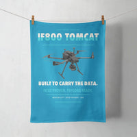 Thumbnail for Inspired Flight IF800 Tomcat design on turquoise towel