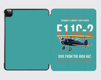 Thumbnail for F11C-2 Goshawk Dive from the High Hat design on turquoise ipad tablet case