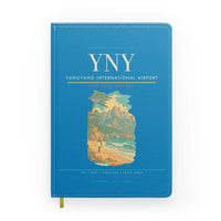 Thumbnail for Yangyang International Airport (YNY) design on turquoise notebook