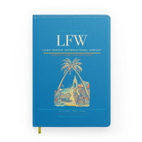 Thumbnail for Lome-Tokoin International Airport (LFW) design on turquoise notebook