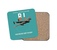 Thumbnail for Avro Lancaster B I design on turquoise 1 piece coaster