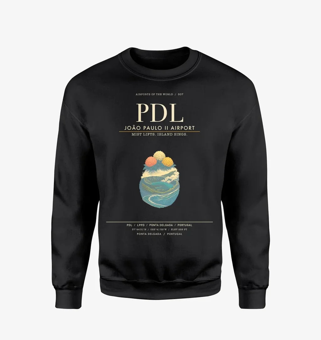 Joao Paulo II Airport PDL Sweatshirt - Black