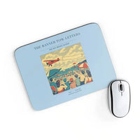 Thumbnail for VINTAGE G4472 - The Banner Tow Letters - Designed Mouse Pads design on lightblue rectangle