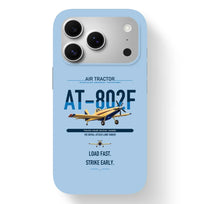 Thumbnail for Air Tractor AT-802F design on light blue magsafe iphone case, for iPhone 17 Pro