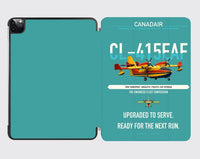Thumbnail for Canadair CL-415EAF design on turquoise ipad tablet case