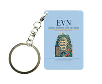 Thumbnail for Zvartnots International Airport EVN — Yerevan Key Chain design on light blue key chain