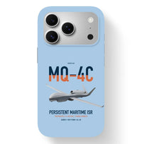 Thumbnail for MQ-4C Triton IFC-4 design on light blue magsafe iphone case, for iPhone 17 Pro