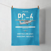 Thumbnail for Pilatus PC-6 Porter design on turquoise towel