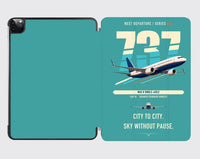 Thumbnail for Boeing 737 MAX 8 design on turquoise ipad tablet case