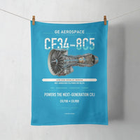 Thumbnail for CF34-8C5 design on turquoise towel
