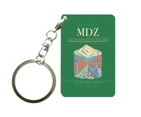 Thumbnail for Governor Francisco Gabrielli International Airport (MDZ) design on green key chain