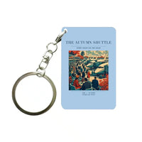 Thumbnail for VINTAGE G4120 - The Autumn Shuttle - Designed Key Chain design on lightblue