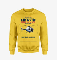 Thumbnail for MD Helicopters MD 530F design on yellow sweatshirt