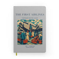 Thumbnail for VINTAGE G4048 - The First Airlines - Designed Notebooks design on lightgray