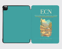 Thumbnail for Ercan International Airport (ECN) design on turquoise ipad tablet case