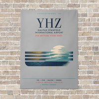 Thumbnail for Halifax Stanfield International Airport YHZ vertical canvas print - no frame - light gray background