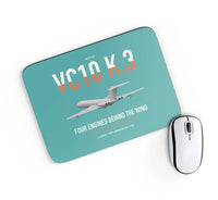 Thumbnail for Vickers VC10 K.3 design on turquoise rectangle mouse pad