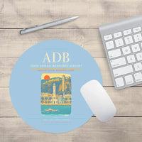 Thumbnail for Izmir Adnan Menderes Airport ADB Mouse-Pad Round - Light Blue