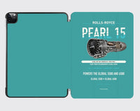 Thumbnail for PEARL 15 design on turquoise ipad tablet case