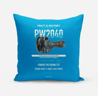 Thumbnail for PW2040 design on turquoise pillow