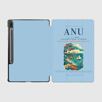 Thumbnail for V. C. Bird International Airport (ANU) design on light blue samsung tablet tablet case