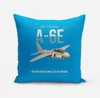 Thumbnail for A-6E Intruder design on turquoise pillow